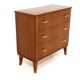 Scandinavian mahogany chest of drawers, Sweden, 1950