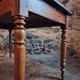 Antique dining table in French cherry wood 1900–1920 – Provincial farmhouse table
