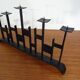 Brutalist Iron Candleholder, 1960s