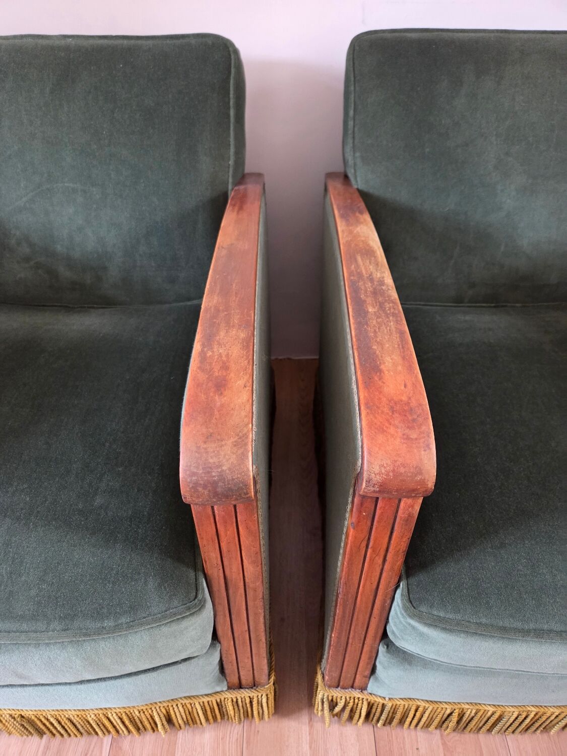 Paire de fauteuils Art Déco