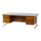 Mid century modern executive writing desk in rosewood, 1960s