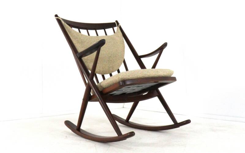 Franks Reenskaug for Bramin rocking chair model 182 - danish design
