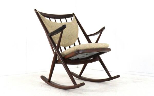 Franks Reenskaug pour le modèle de chaise berçante Bramin 182 - design danois