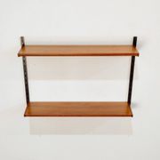 Kai Kristiansen Teak Wall Shelves, FM Møbler, Denmark 1960s