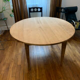 Round wooden table