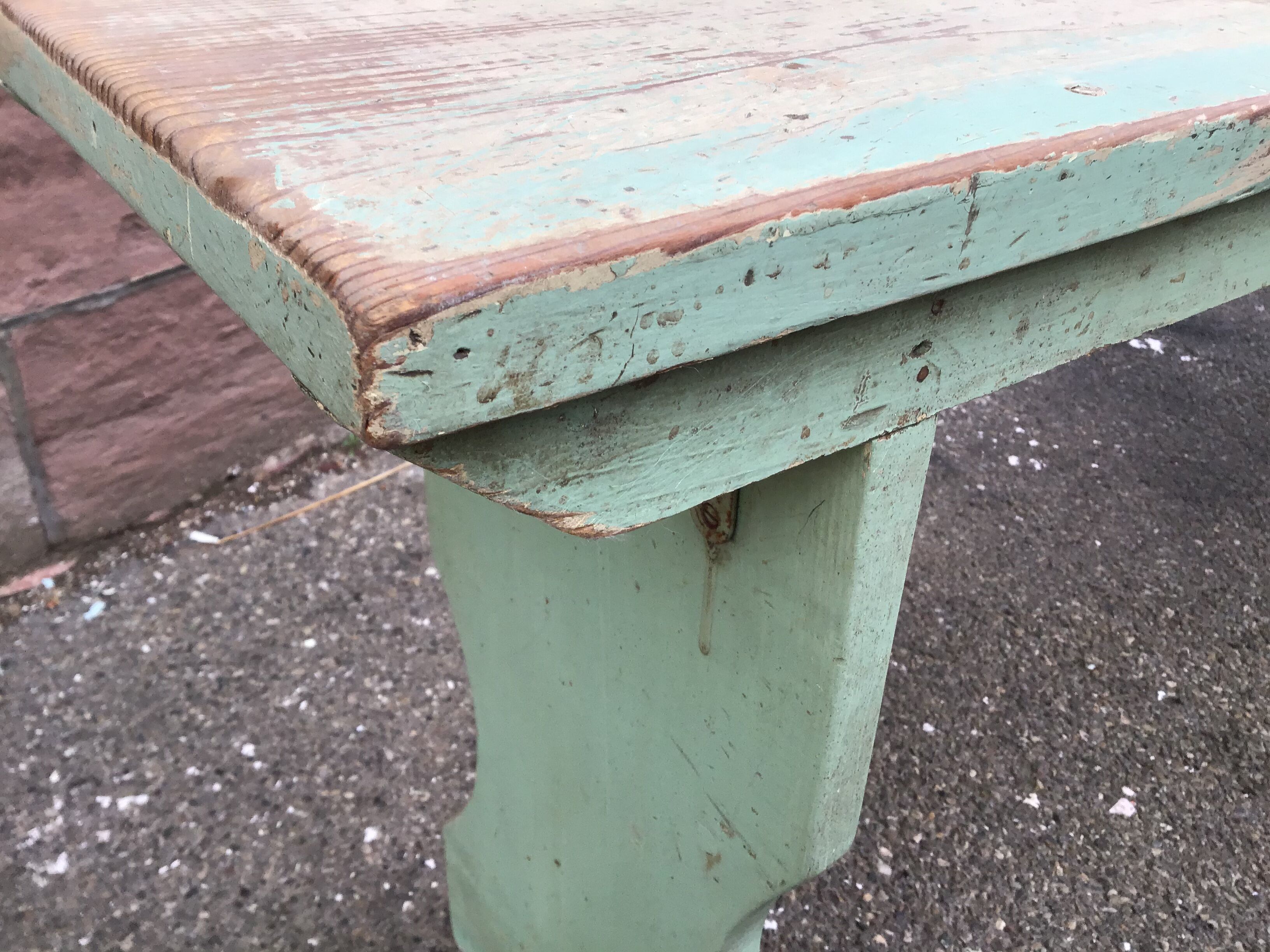 Farm bench vintage fir 1920