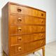 1960s Vintage Kai Kristiansen Teak Bow Front Dresser