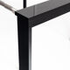 Vintage extendable table / console in lacquered wood by Paul Michel, France 1990