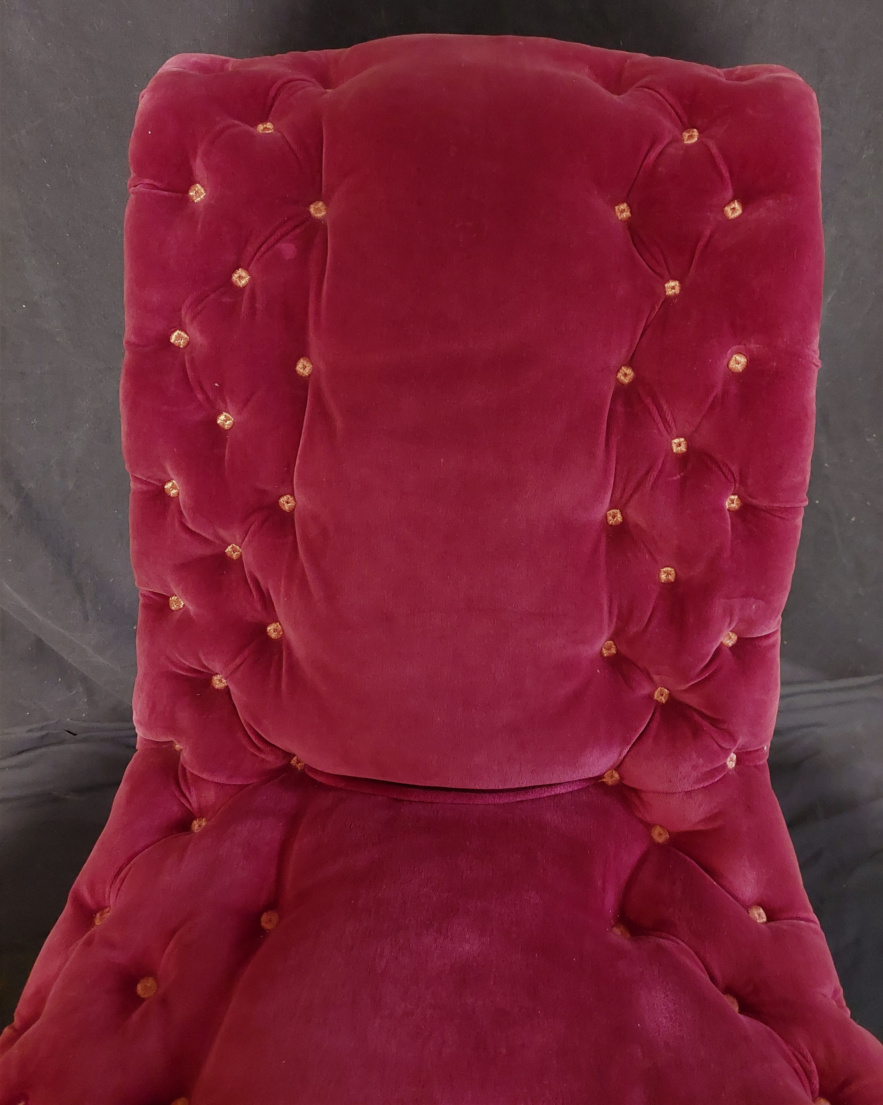 Upholstered armchair Napoleon III