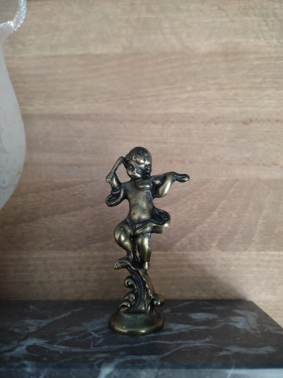 Bedside desk lamp Marble Original Unique Angel old vintage dp0222f088