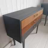 Chest of drawers, console in cherry