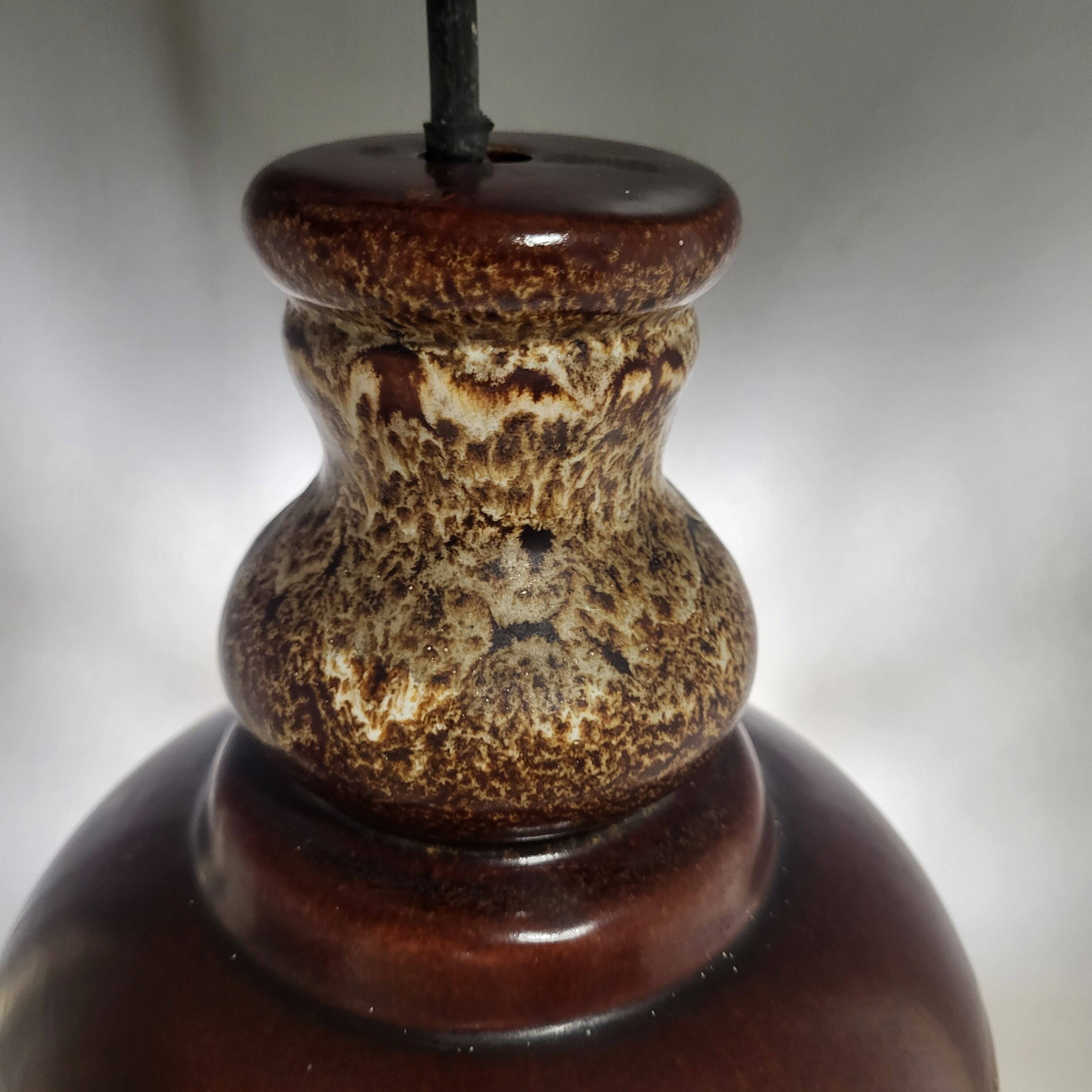 German ceramic pendant light, 1960,70