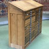 Double oak printer furniture from the 1930s