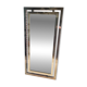Large vintage design mirror in gold metal