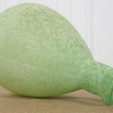 Soliflore vase in granite moulded blown glass