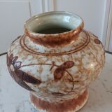 Vase en grès céramique années 60-70 signé