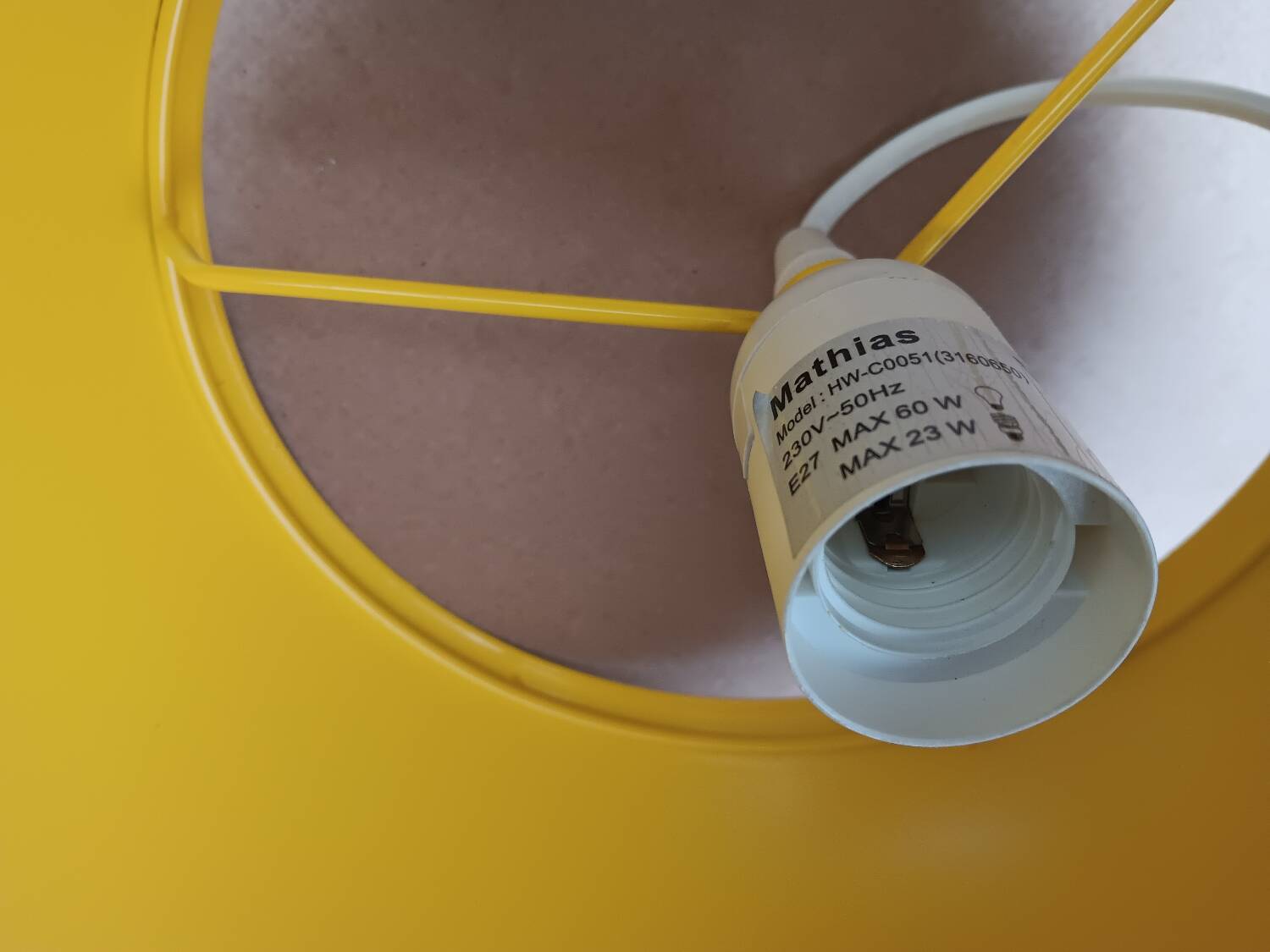 Space Age pendant lamp by Mathias