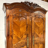 Louis XV cherrywood wardrobe, 19th century