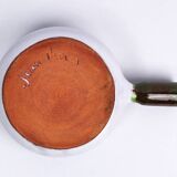 Jean Rivier (1915-2017) – Enamelled ceramic pan with geometric decoration