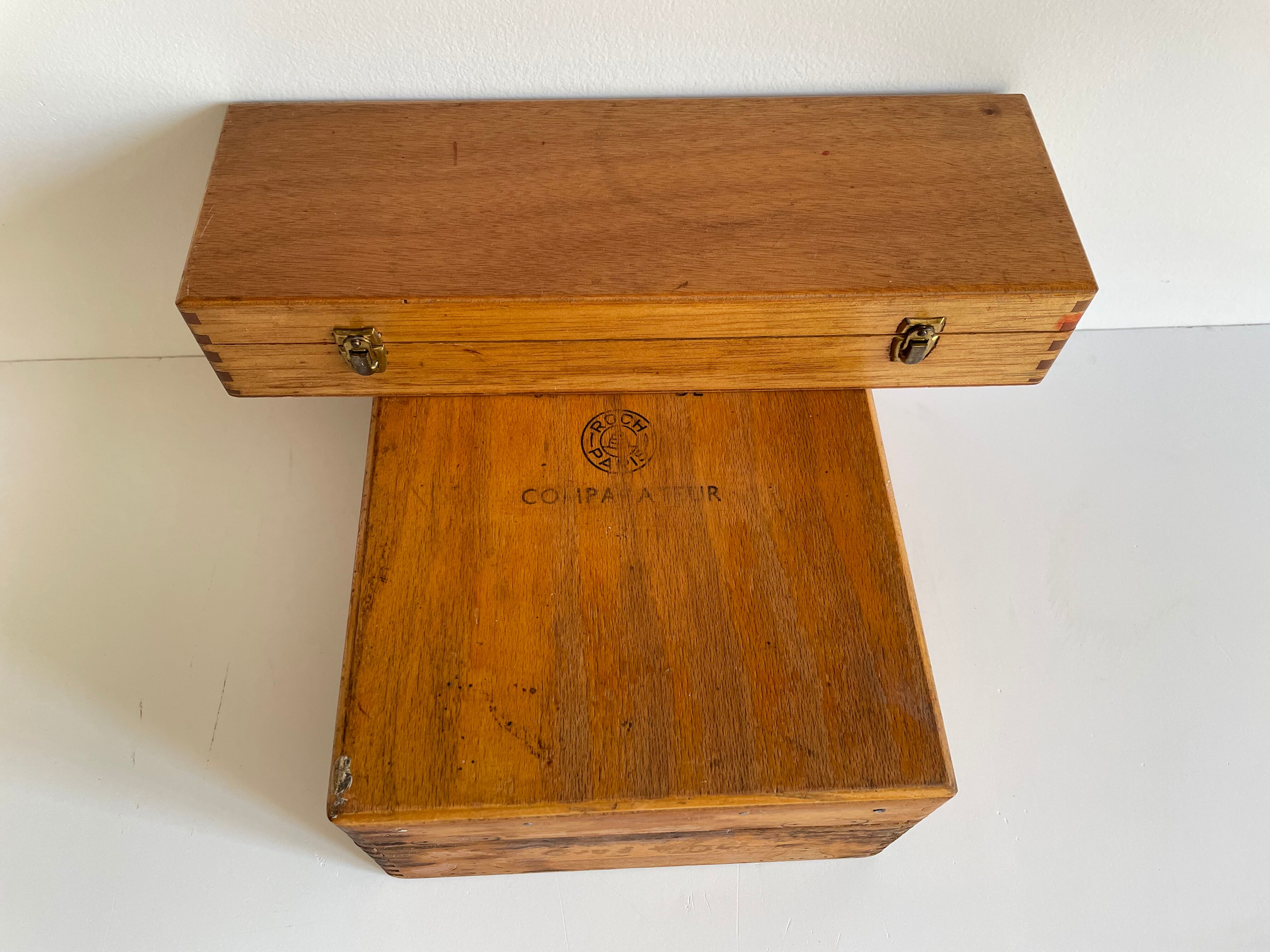 2 boxes in roch wood
