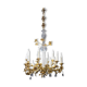 Lustre en bronze doré et cristal, 19 siècle
