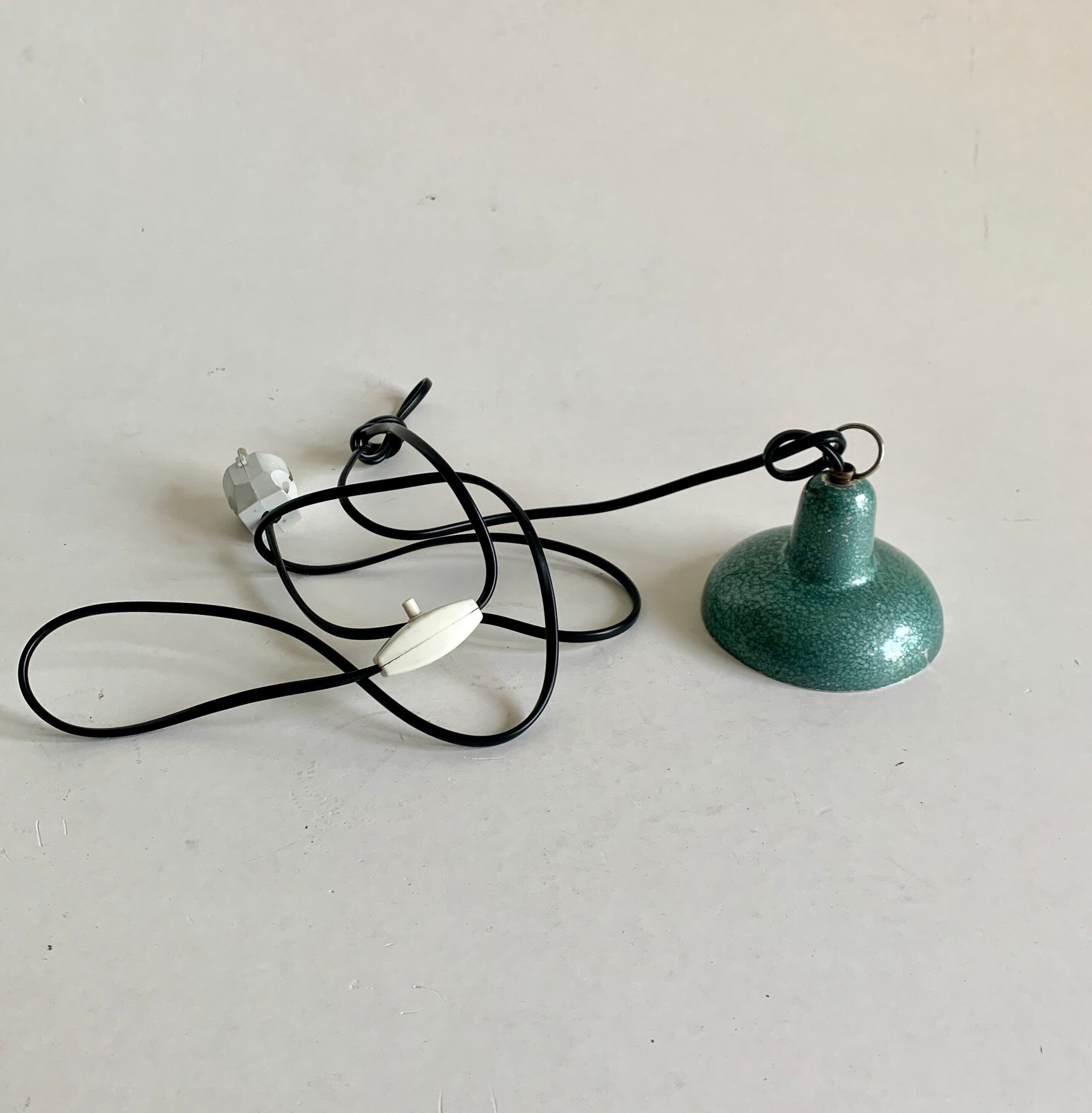 Ensemble de 2 lampes industrielle, 1950