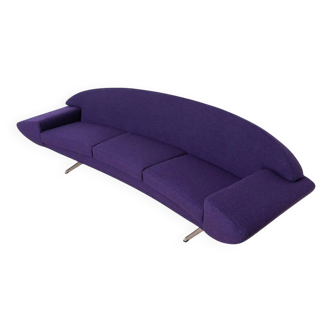 Johannes Andersen Canapé CAPRI pour AB Trensums Fåtöljfabrik, retapissé en KVADRAT