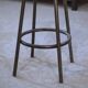 Industrial stool with oak seat, 1960s