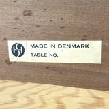 Teak extendable Danish dining table, H. Sigh & Søns Møbelfabrik AS