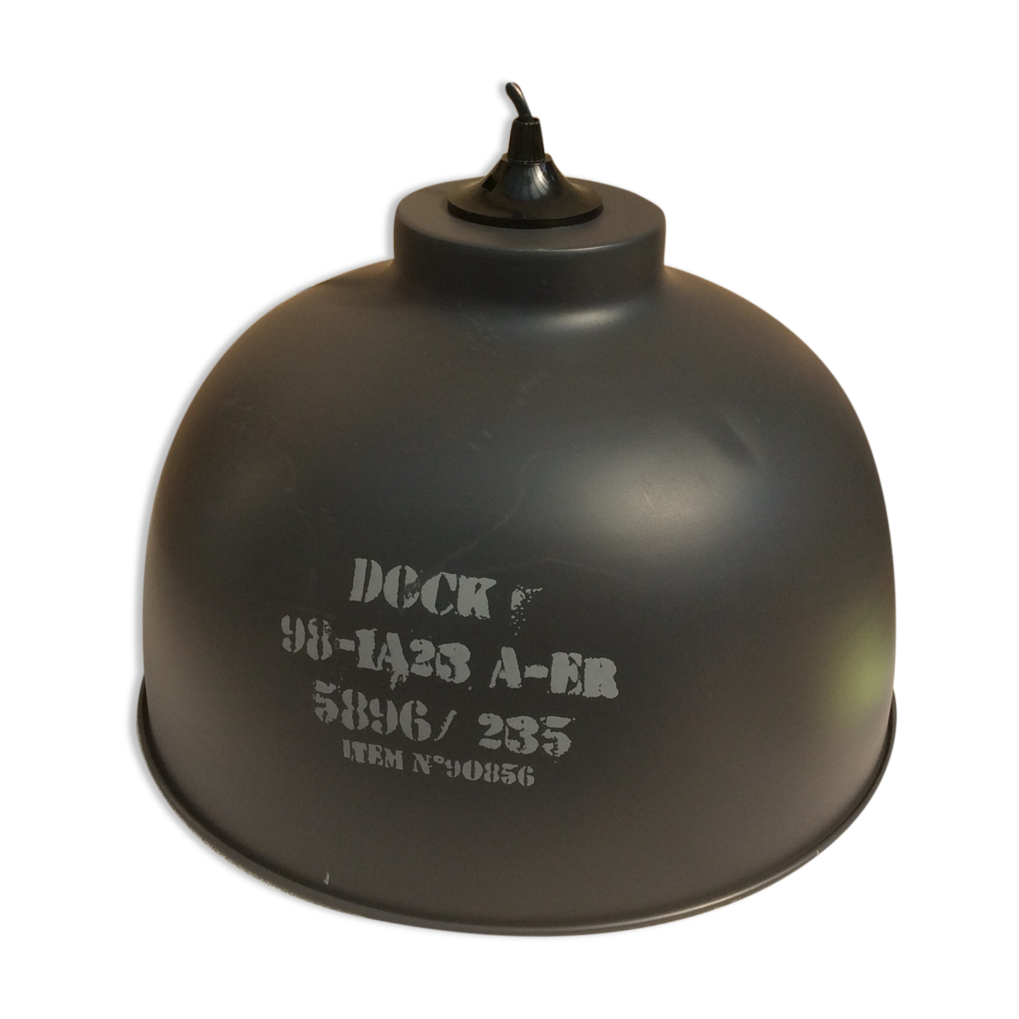 Suspension metal gray interior white corep