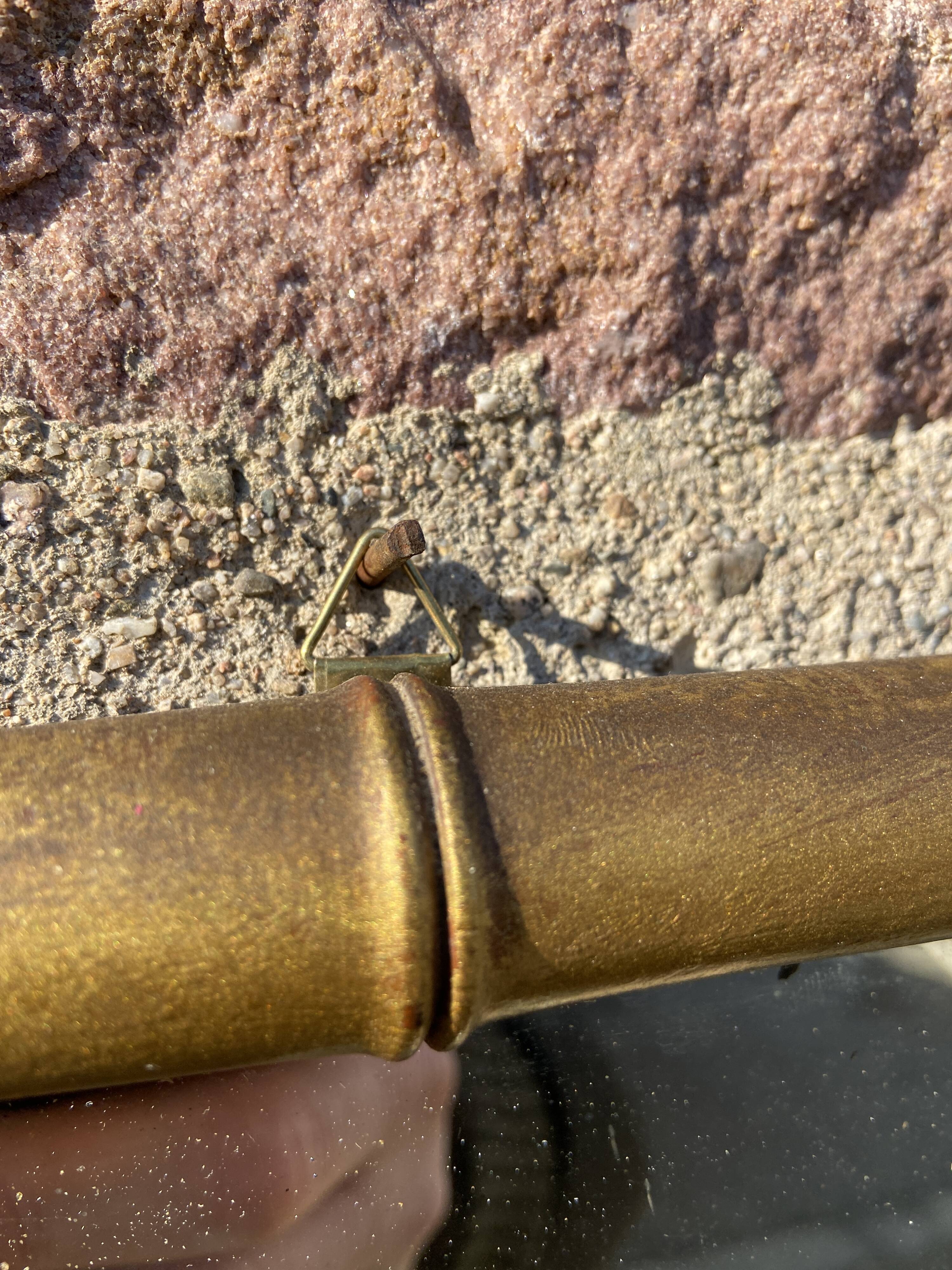 Mirror mirror vintage style Faux bamboo gilded, 58x42 cm