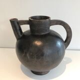 Glazed terracotta vase