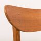 Farstrup teak and wool chairs, set of 4, 1960s