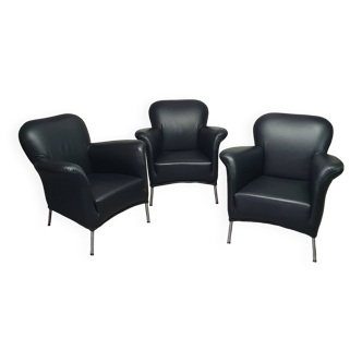 3 armchairs model Turn, Bert Plantagie