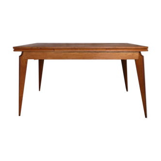 Vintage extendable rectangular table 50s