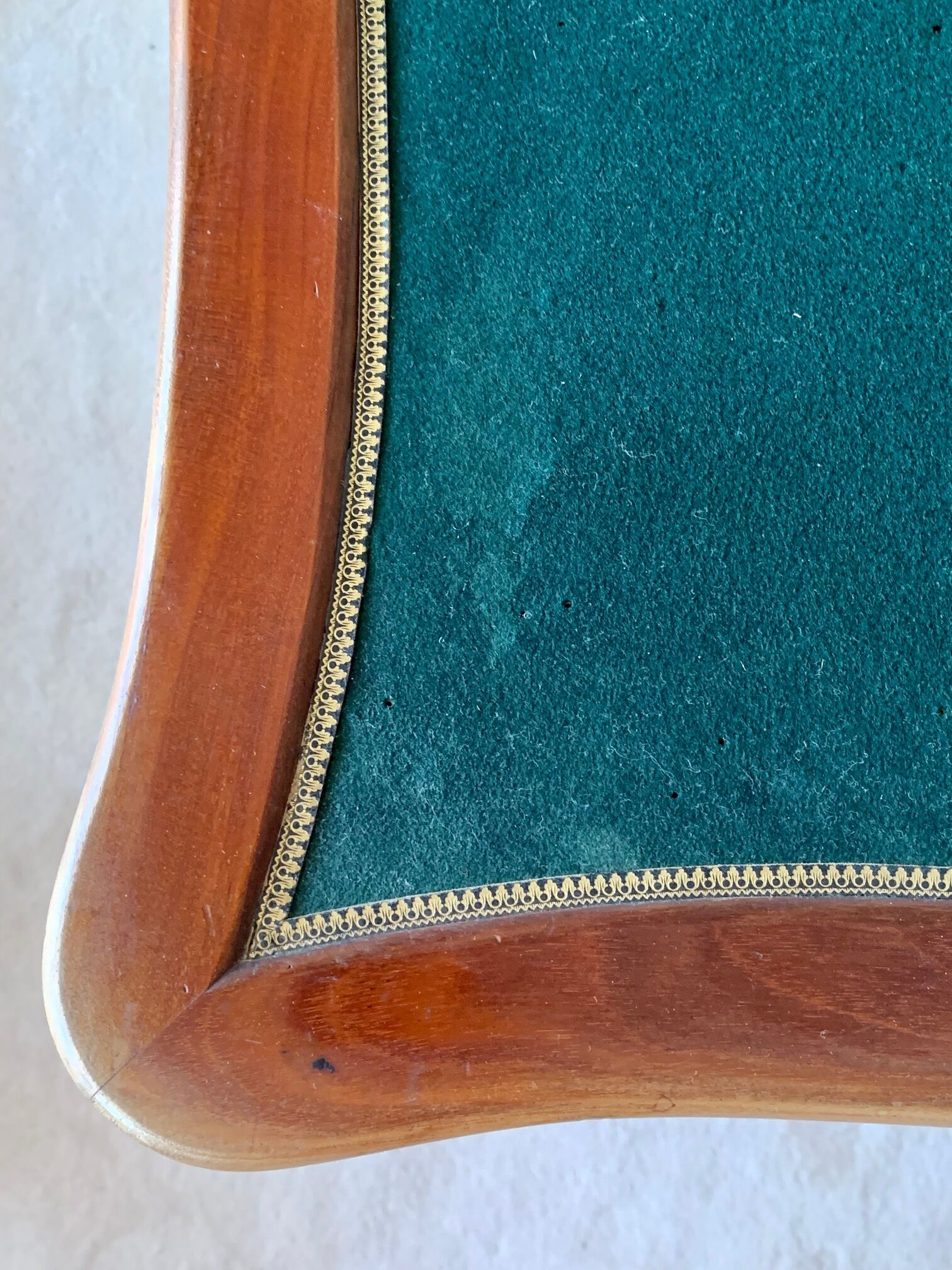 Art nouveau bridge table