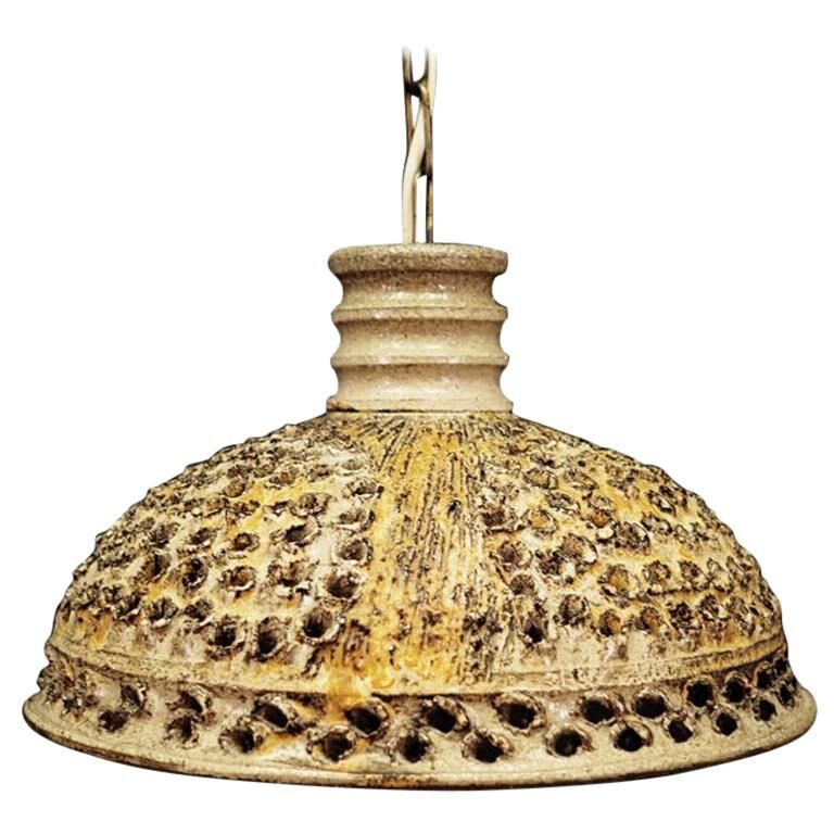 Ceramic chandelier, vintage style, 1960s, production: Denmark