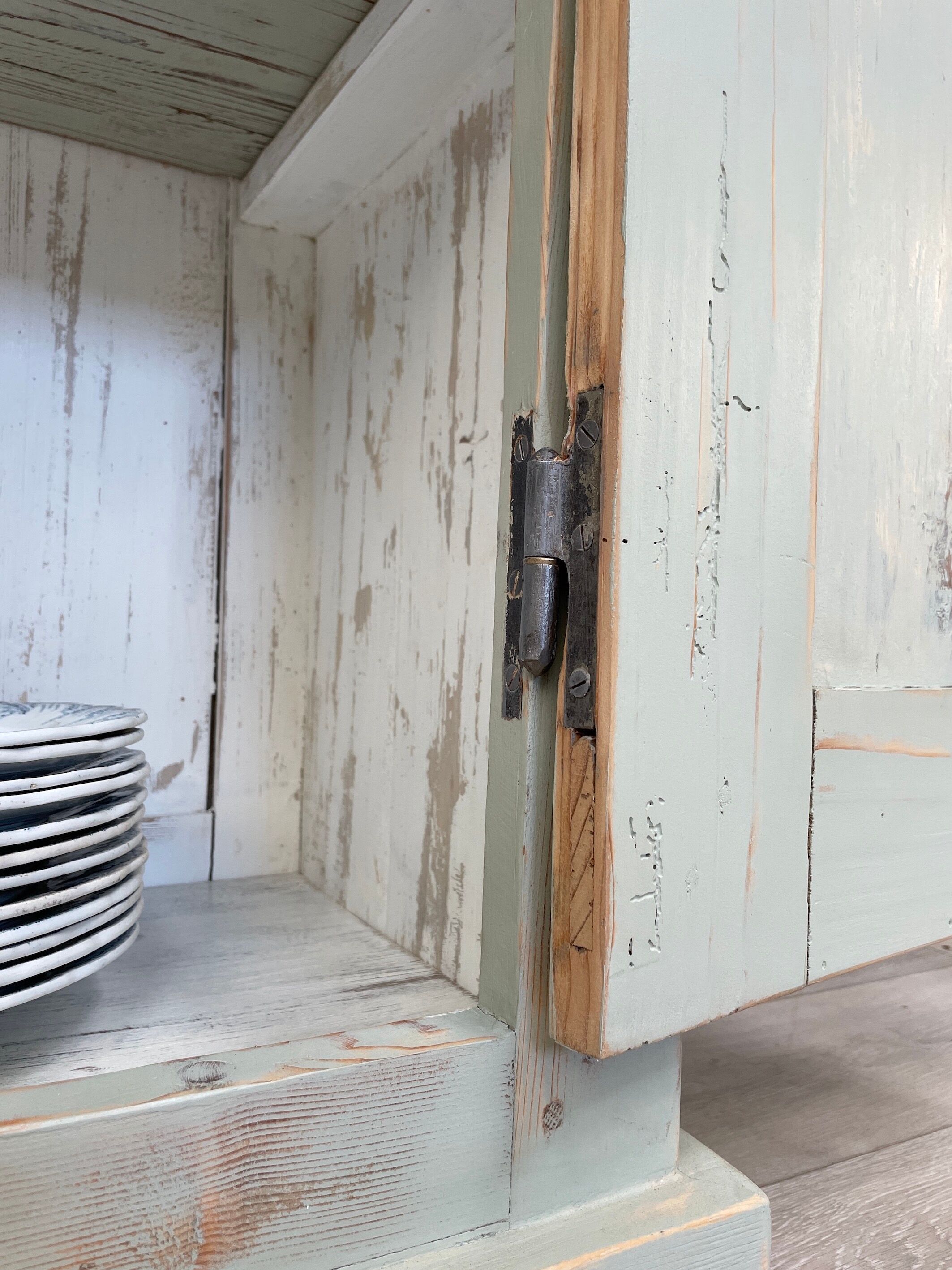 Two-body display cabinet, circa 1900