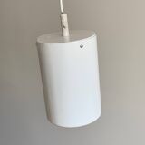 Scandinavian lacquered metal pendant light from the 70s/80s