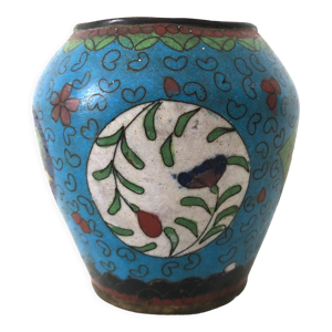 Vase chinois Ancien Émail Cloisonné