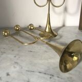 Pair of brass candlesticks