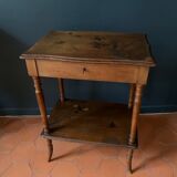 Workers' table Art Nouveau marquetry