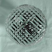 Round glass ceiling light