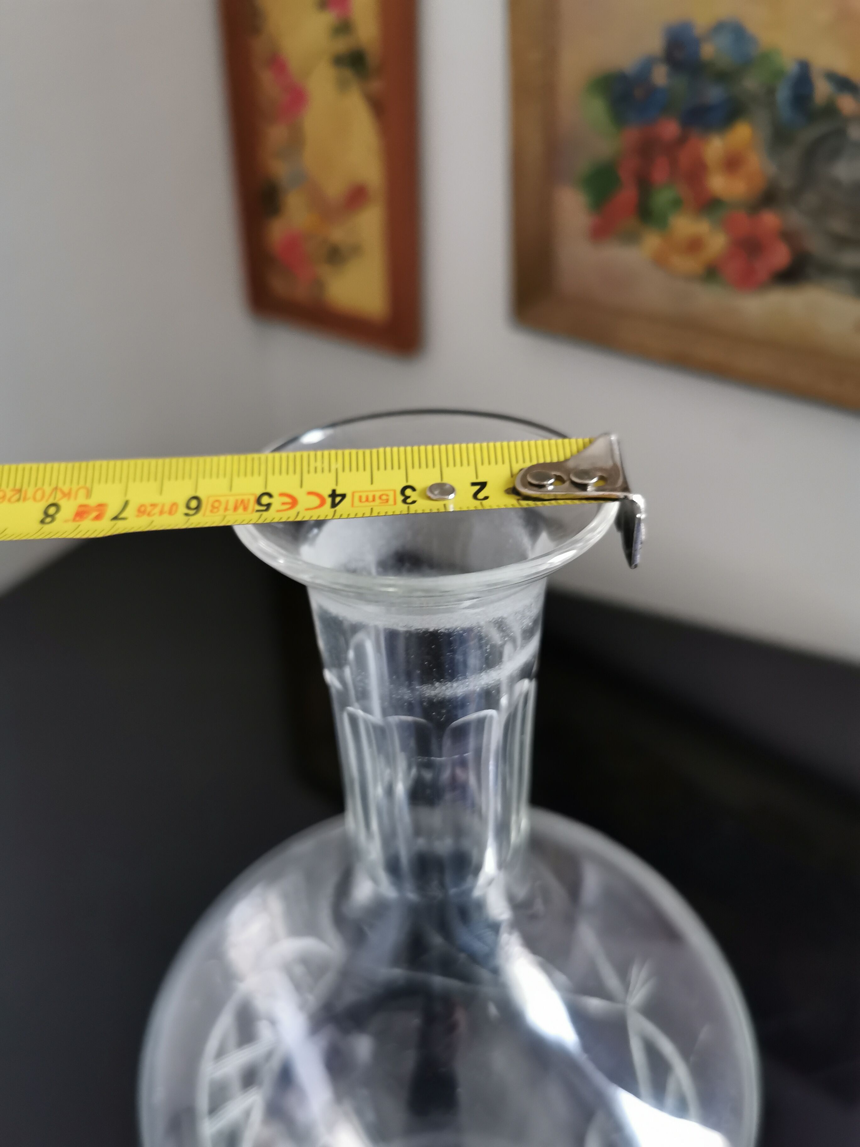 Duo of crystal decanters of Saint Louis