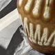 Scandinavian glazed and numbered ceramic vase, West Germany 1970