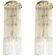 Pair of Contemporary Transparent “Tronchi” Wall Sconces