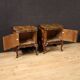 Paire de tables de chevet italiennes du XXe siècle