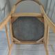 Scandinavian style armchair, beech frame, renovated seat