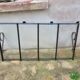 Old wrought iron marquee
