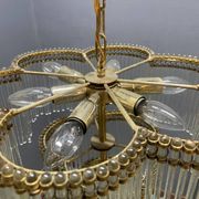 Murano Glass Rod Chandelier 1960’s 